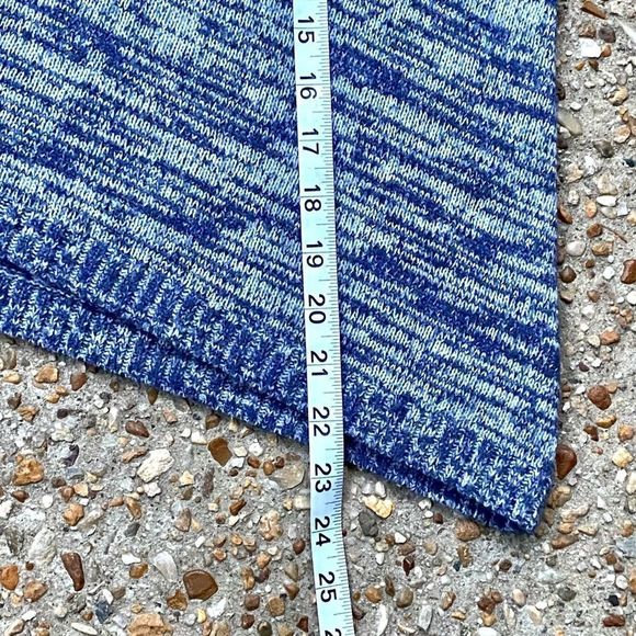 NWOT EXPRESS Wool Mohair Blend Cowl Neck Heather Asymmetrical Hem Sweate… - Picture 5 of 6